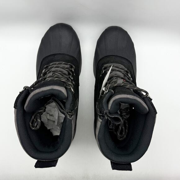 Propet Mens Cortland Boots US 12 XW EU 45.5 Black Canvas Waterproof NIB main image 10